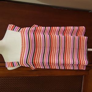 CAbi | Colorful Banded Stripe Wide Strap Cami Top - Style 3448 - in size XL